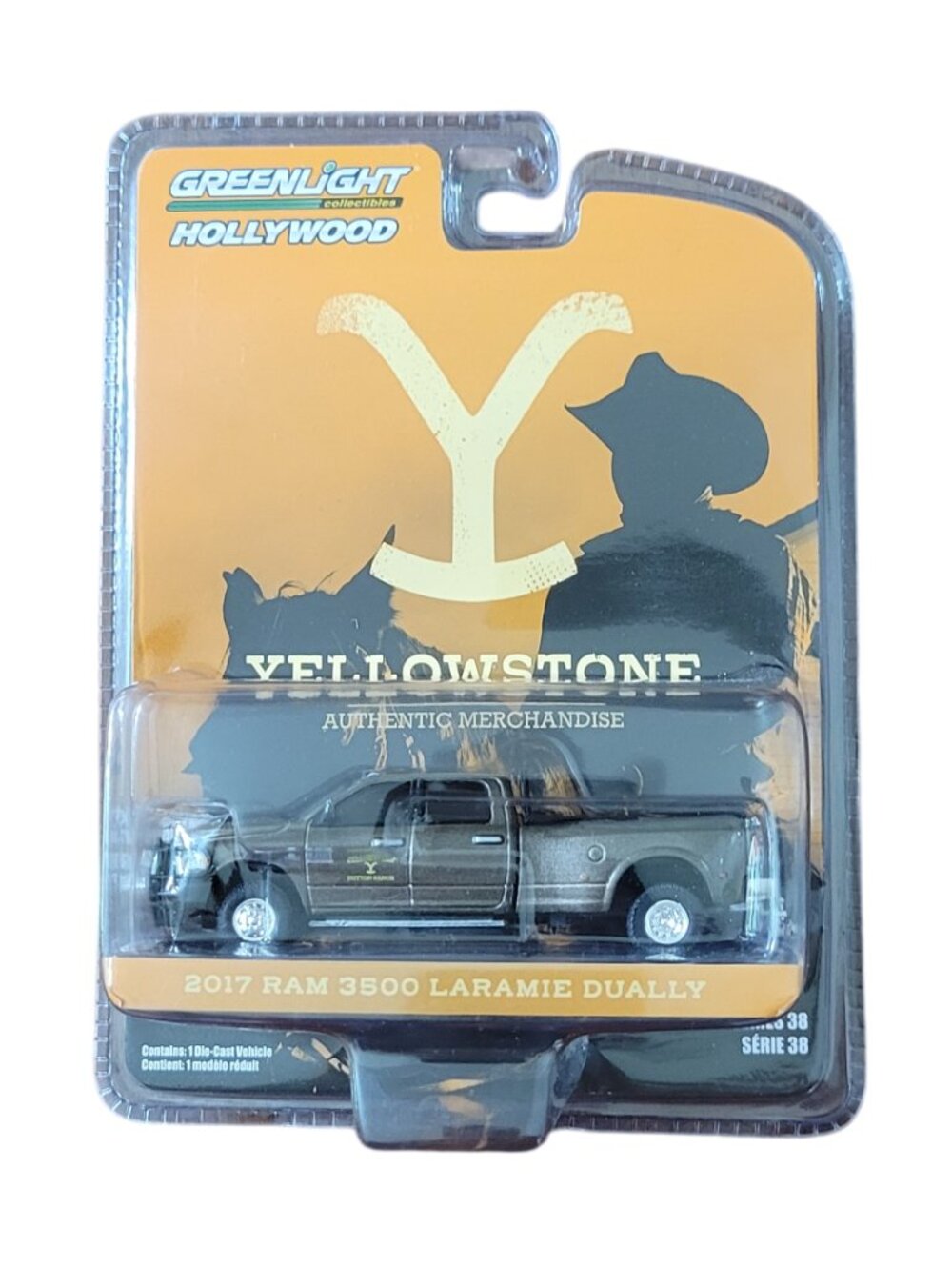 Greenlight 1:64 Scale Yellowstone 2017 Ram 3500 Laramie Dually - NEW